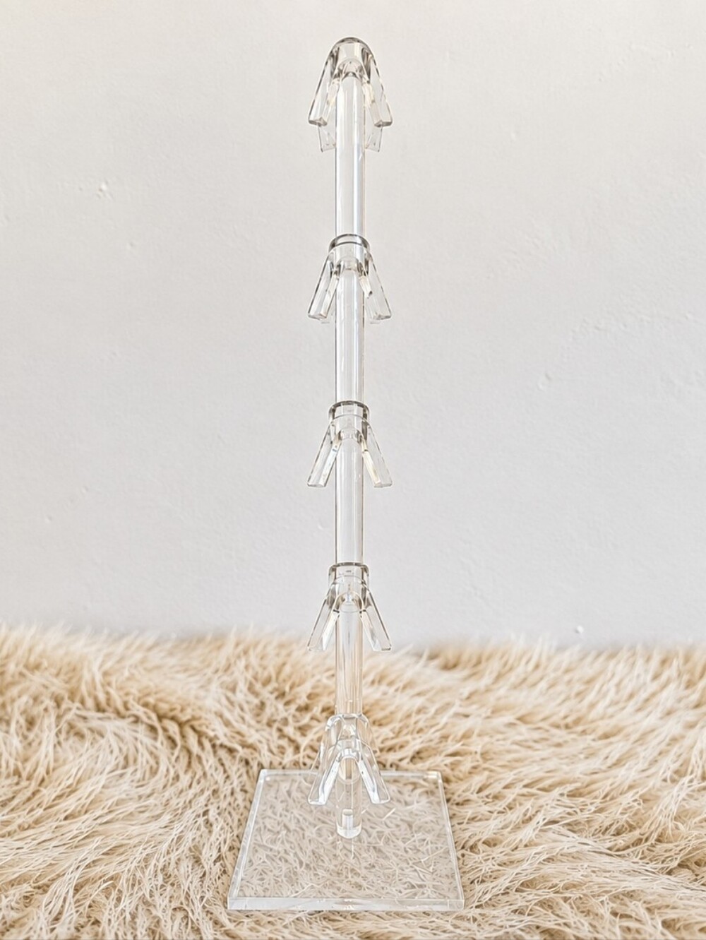 NEW Mooca Clear 5-Tier Acrylic Stand For Glasses Sunglasses Home Sz 14" - Picture 2 of 6
